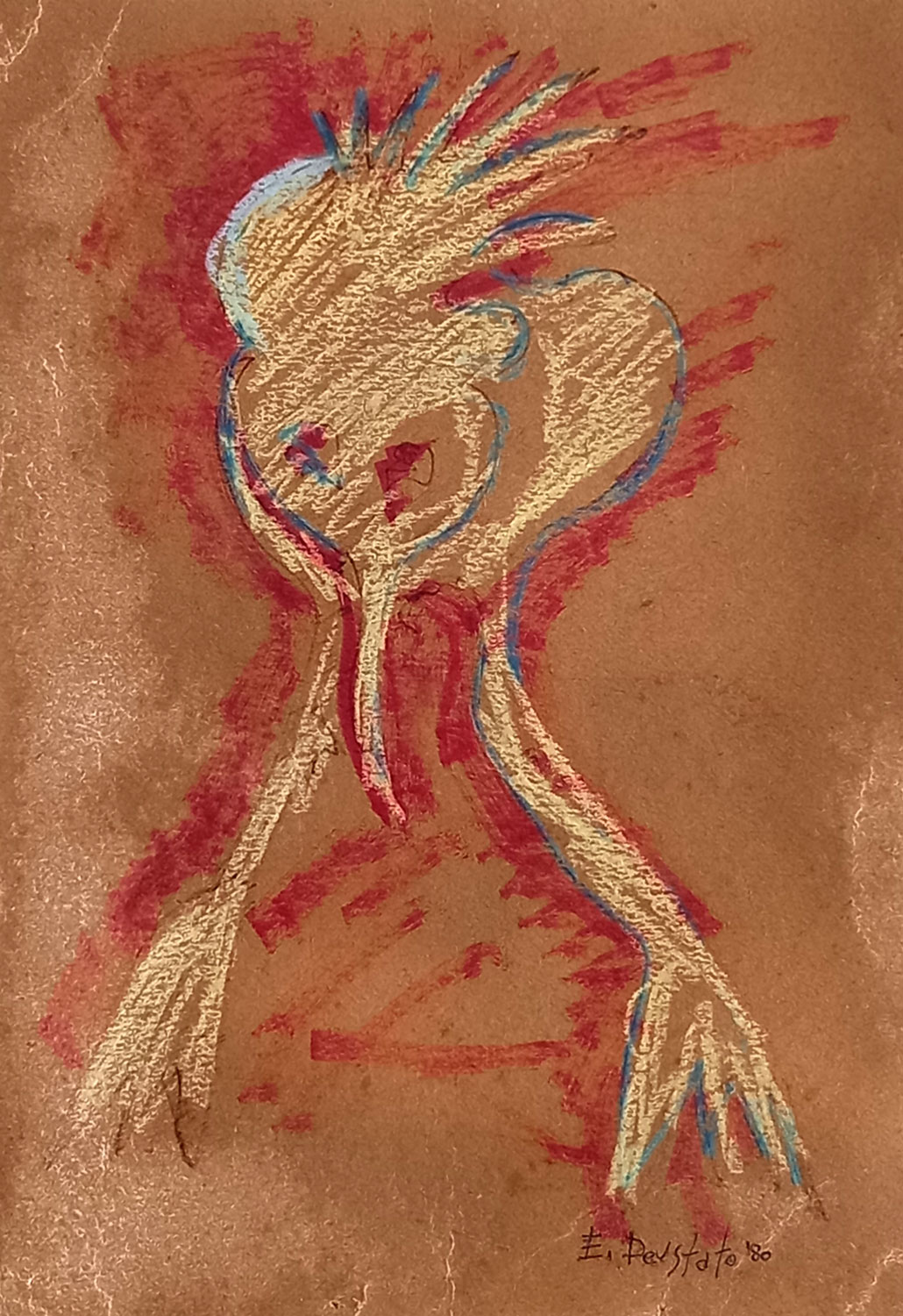 Figura con grande becco